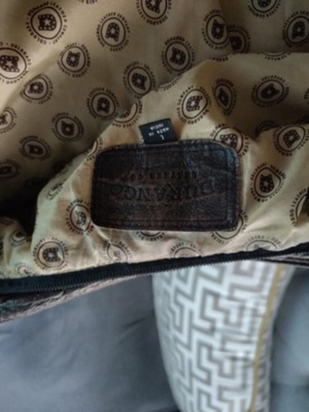 Durango Leather Co. The Outlaw Men's Leather Jacket Sz L Brown - Picture 3 of 3